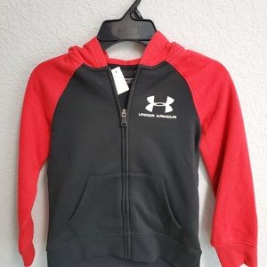 Boys Under Armour zip-up hoodie. New